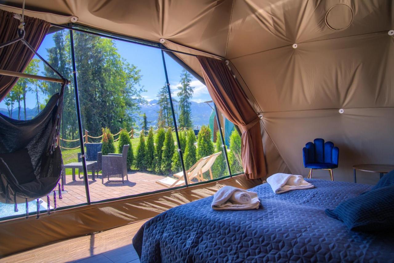 Розкішний намет Peak Glamp & Jacuzzi Закопане